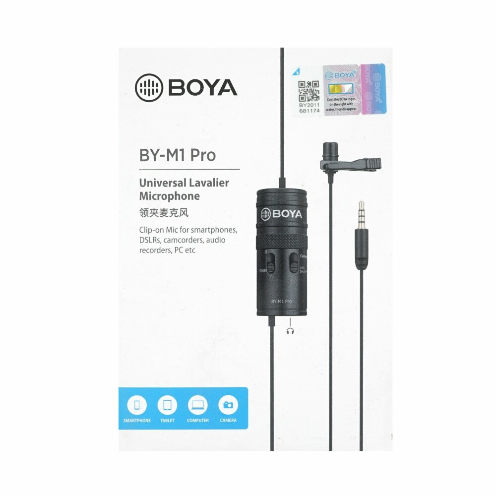 Original Boya Kabellose Lavalier-Mikrofon schwarz BY-M1 Pro