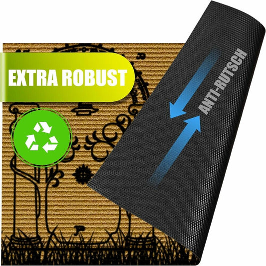 Decovetro Paspas Yüzüklerin Efendisi Desenli 40 x 60 cm