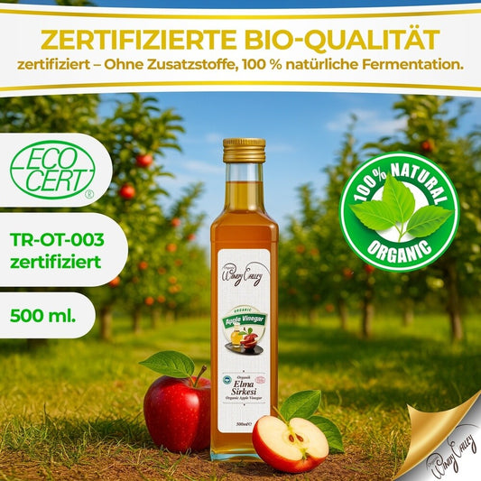 BIO Apfelessig, Bio-Apfel/Essig, ECOCERT Certification, 500ml