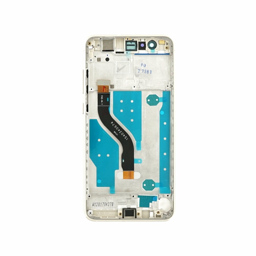 Display für Huawei P10 Lite LCD + Rahmen Gold Bildschirm Touch