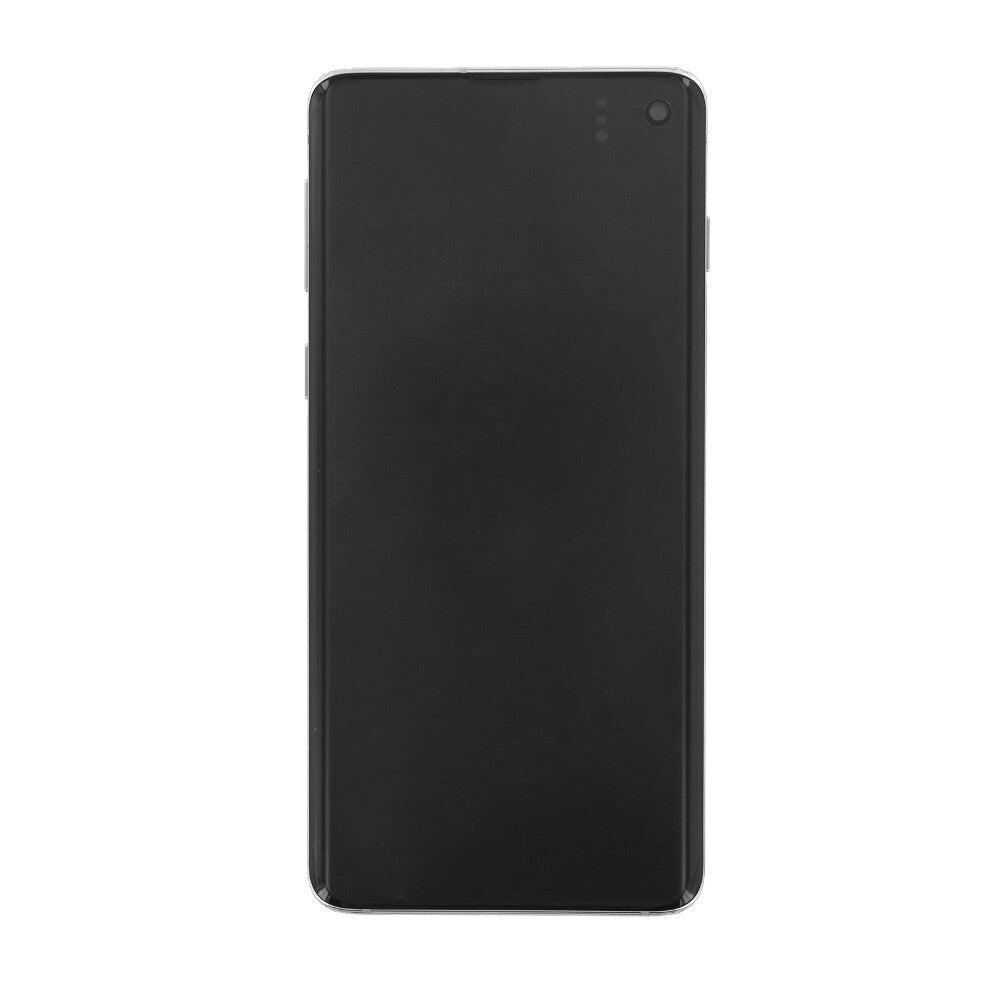 Original Display für Samsung Galaxy S10 G973F Prism Weiß LCD +Rahmen GH82-18850B