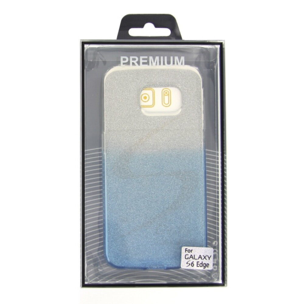 TPU Handyhülle für Samsung Galaxy S6 Edge Blau Schutz Tasche