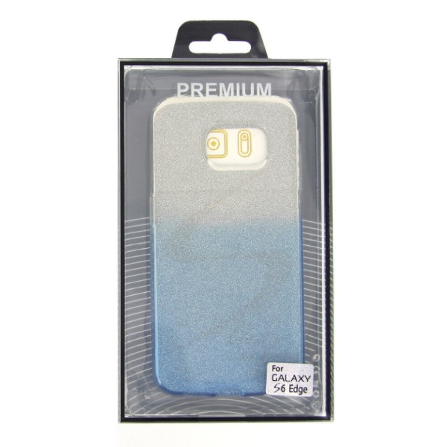 TPU Handyhülle für Samsung Galaxy S6 Edge Blau Schutz Tasche