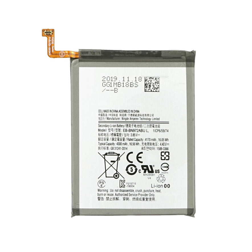 Akku für Samsung Galaxy Note 10 Plus 4300 mAh EB-BN975ABU Batterie Ersatzakku