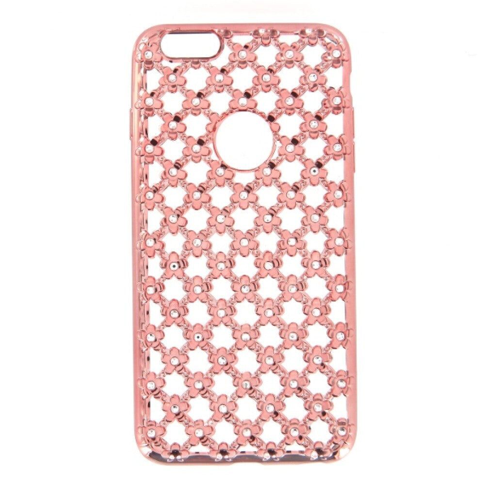 Silikonhülle Handyhülle für iPhone 6 Plus Rose Diamond Schutz