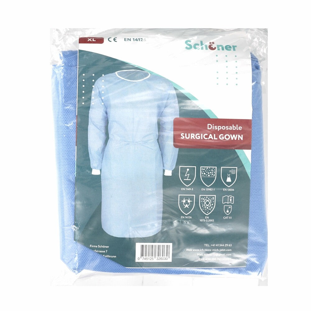 Kedino Standard protective gown blue size XL