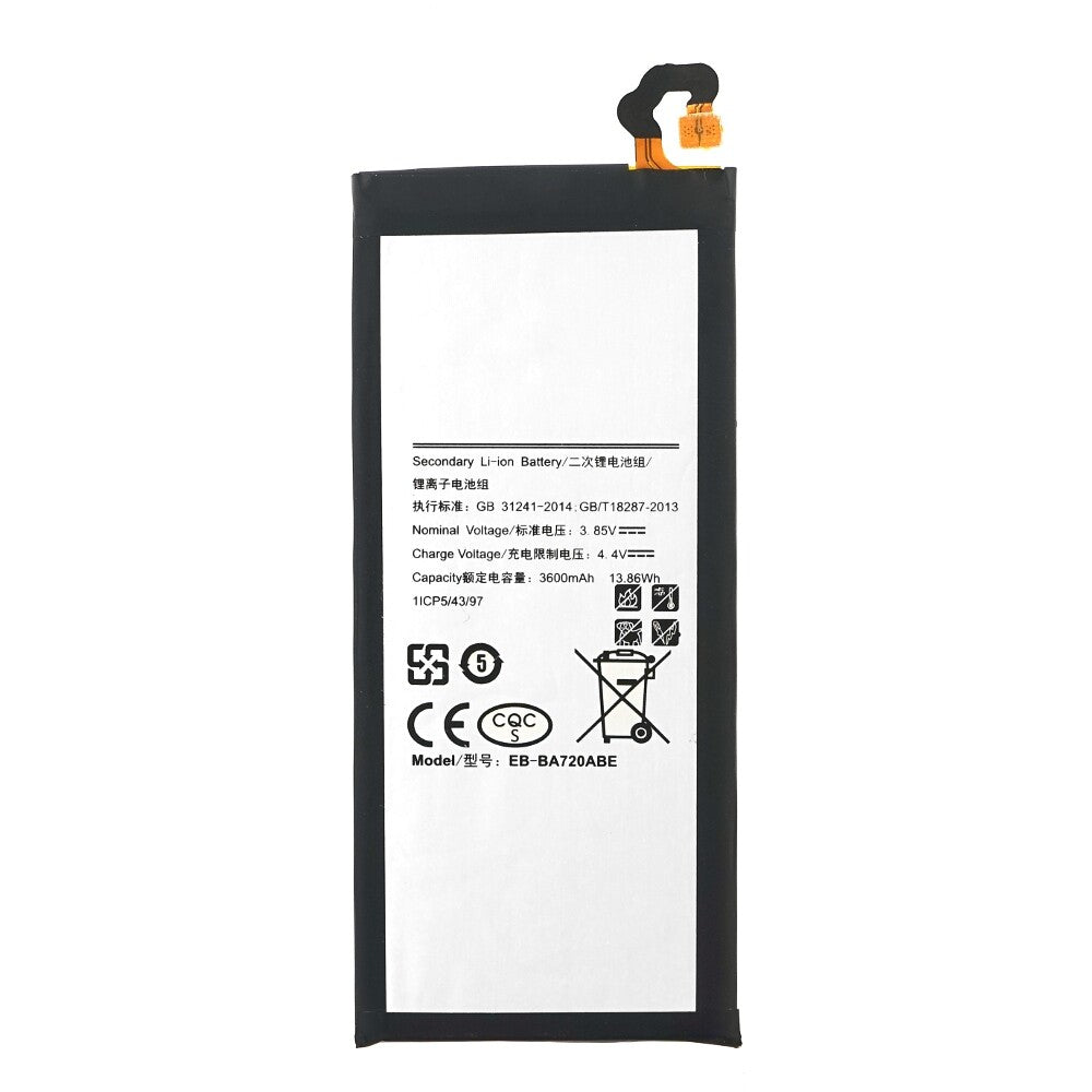 Akku für Samsung J7 2017 A7 2017 EB-BA720ABE 3600mAh Batterie wie Original