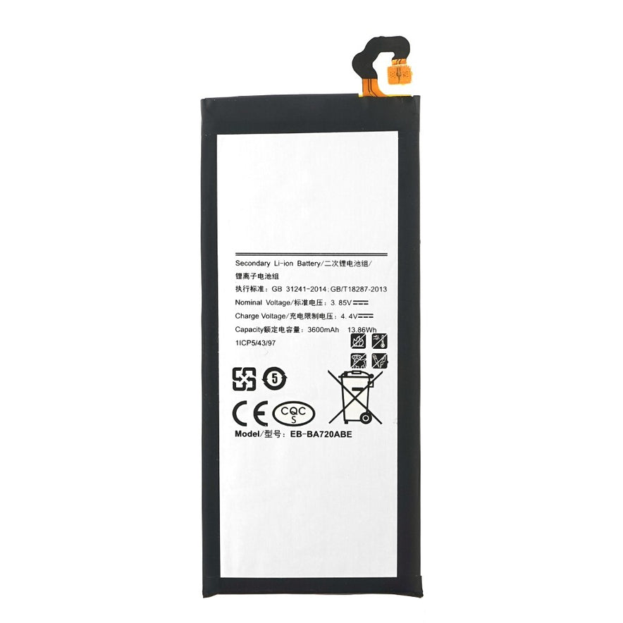 Akku für Samsung J7 2017 A7 2017 EB-BA720ABE 3600mAh Batterie wie Original