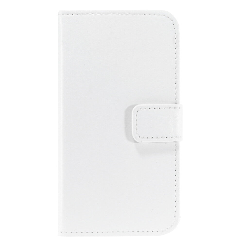 Leder Handyhülle für Samsung Galaxy S4 mini Weiß