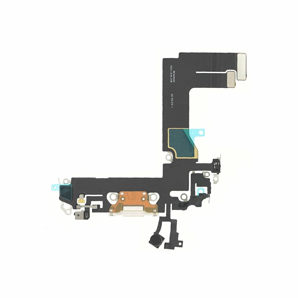 Ladebuchse für iPhone 13 Mini Weiß Lightning Flexkabel