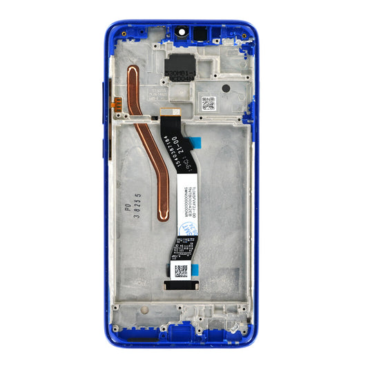 Display für Redmi Note 8 Pro LCD + Rahmen Blau Bildschirm Touch
