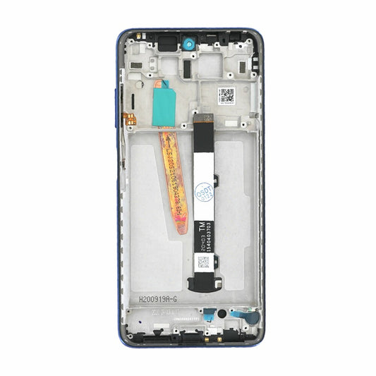 Display-Einheit + Rahmen für Poco X3 Pro frost blue