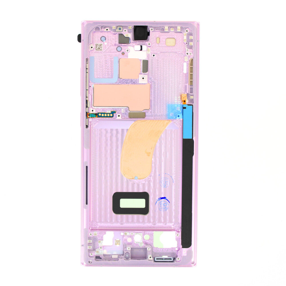 Original Mittelrahmen für Samsung Galaxy S23 Ultra S918 lila GH96-15833D