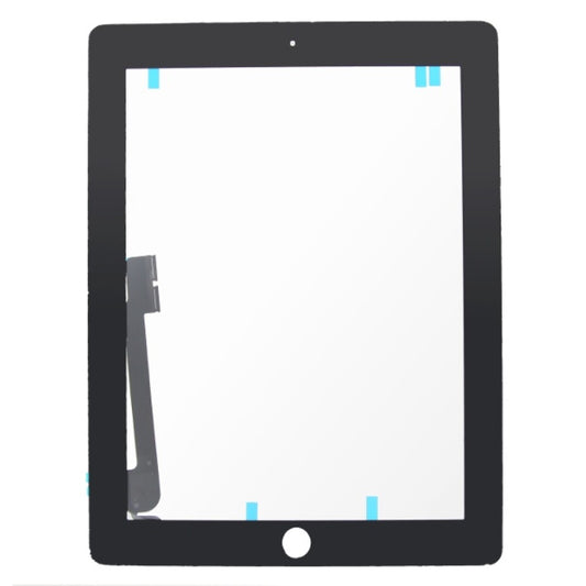 Toucheinheit + Flex für iPad (3. Gen) / iPad (4. Gen) (2012) (A1416, A1430, A1403,A1458, A1459, A1460) schwarz