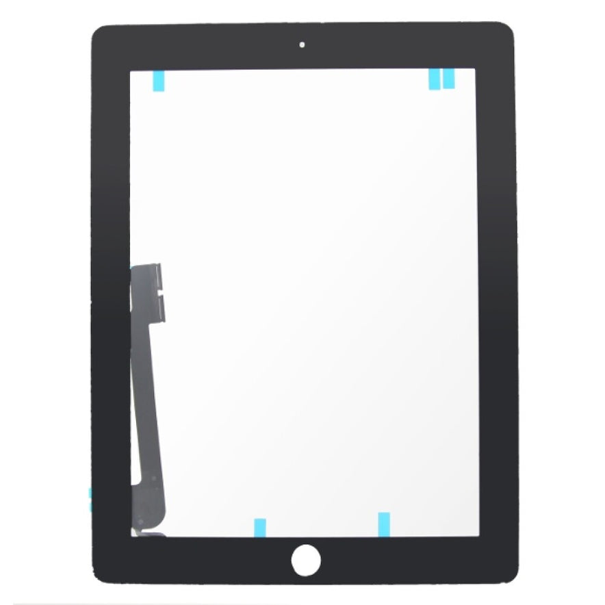 Toucheinheit + Flex für iPad (3. Gen) / iPad (4. Gen) (2012) (A1416, A1430, A1403,A1458, A1459, A1460) schwarz