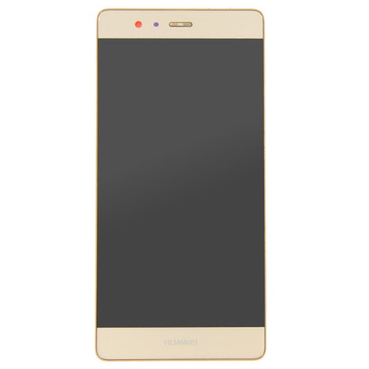 Display für Huawei P9 LCD + Rahmen Gold Bildschirm Touch Ersatz