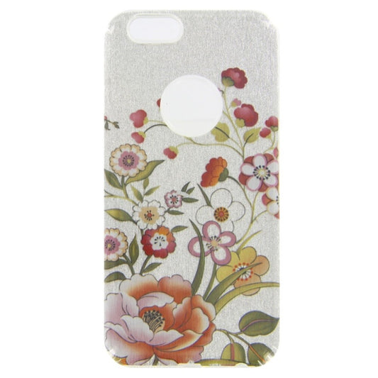 Silikonhülle Handyhülle für iPhone 6 Glitzer-Blumenmuster