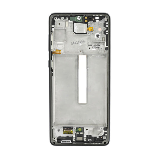 Original Display für Samsung Galaxy A73 5G Schwarz LCD + Rahmen GH82-28686A