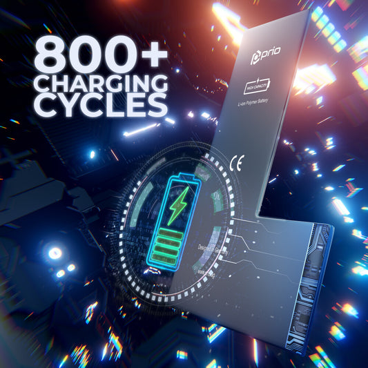 prio Hochleistungsakku für iPhone X (3150 mAh) - Universal APN -