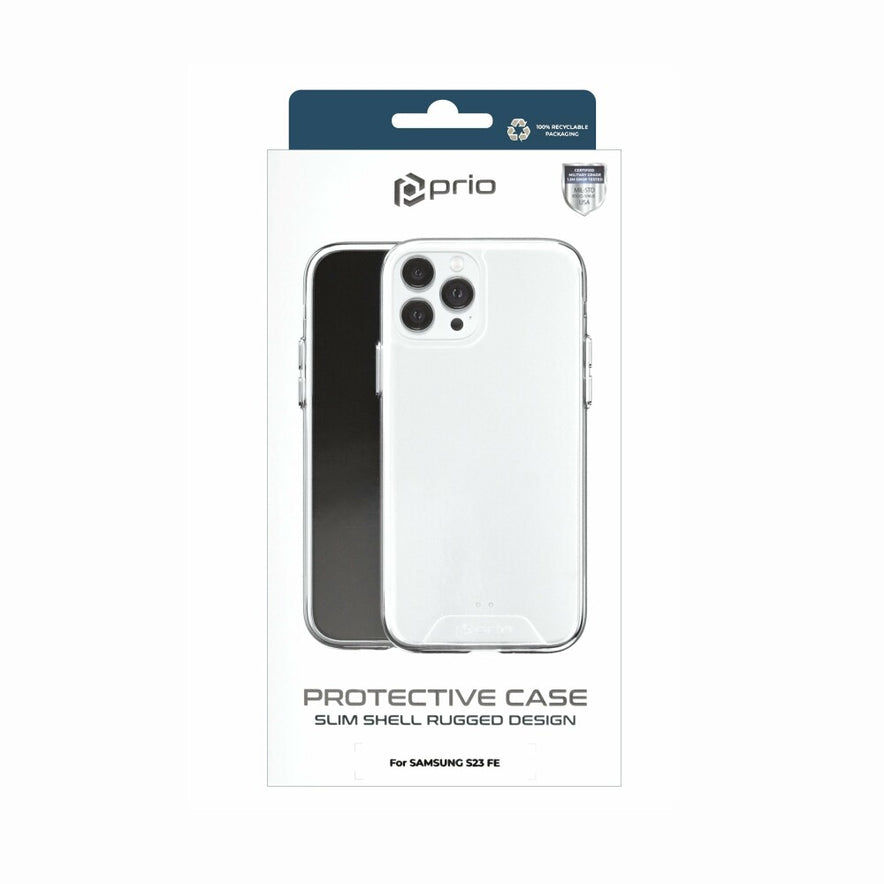 prio Schutzhülle / Case für Samsung S23 FE klar