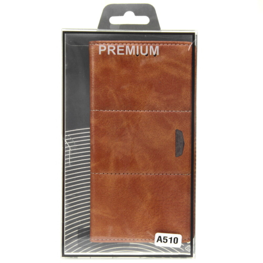Book Case Handyhülle für Samsung Galaxy A5 2016 Gold Schutz Tasche