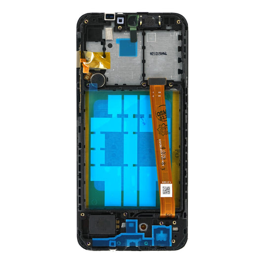 Display + Rahmen + Kleinteile (Kleber, Flex, Lautsprecher, Vibrator) SM-A202 Galaxy A20e (EU) schwarz