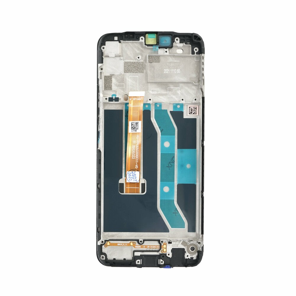 Displayeinheit + Rahmen für Realme 7i schwarz