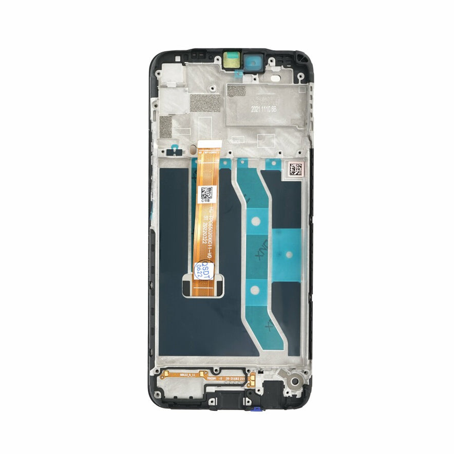 Displayeinheit + Rahmen für Realme 7i schwarz