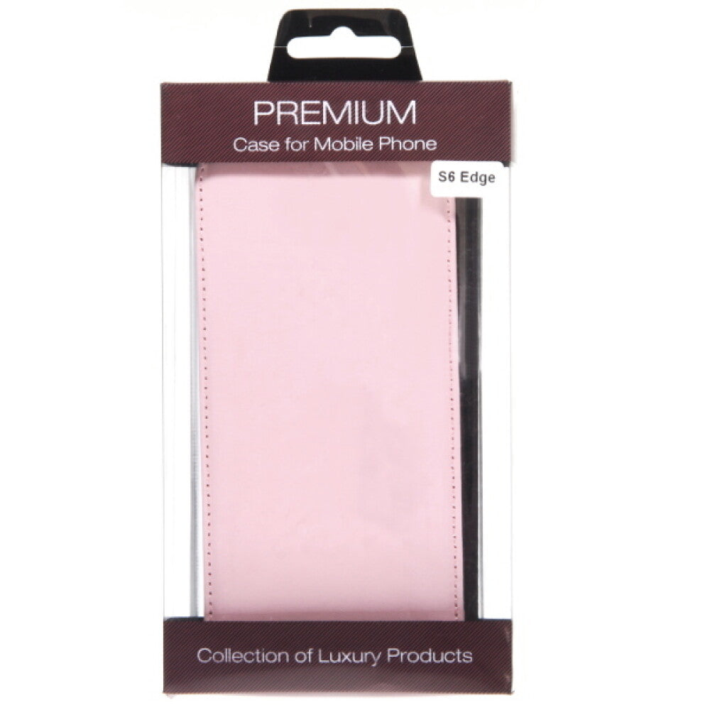 Slim Flip Handyhülle für Galaxy S6 Edge Pink 4250710563715