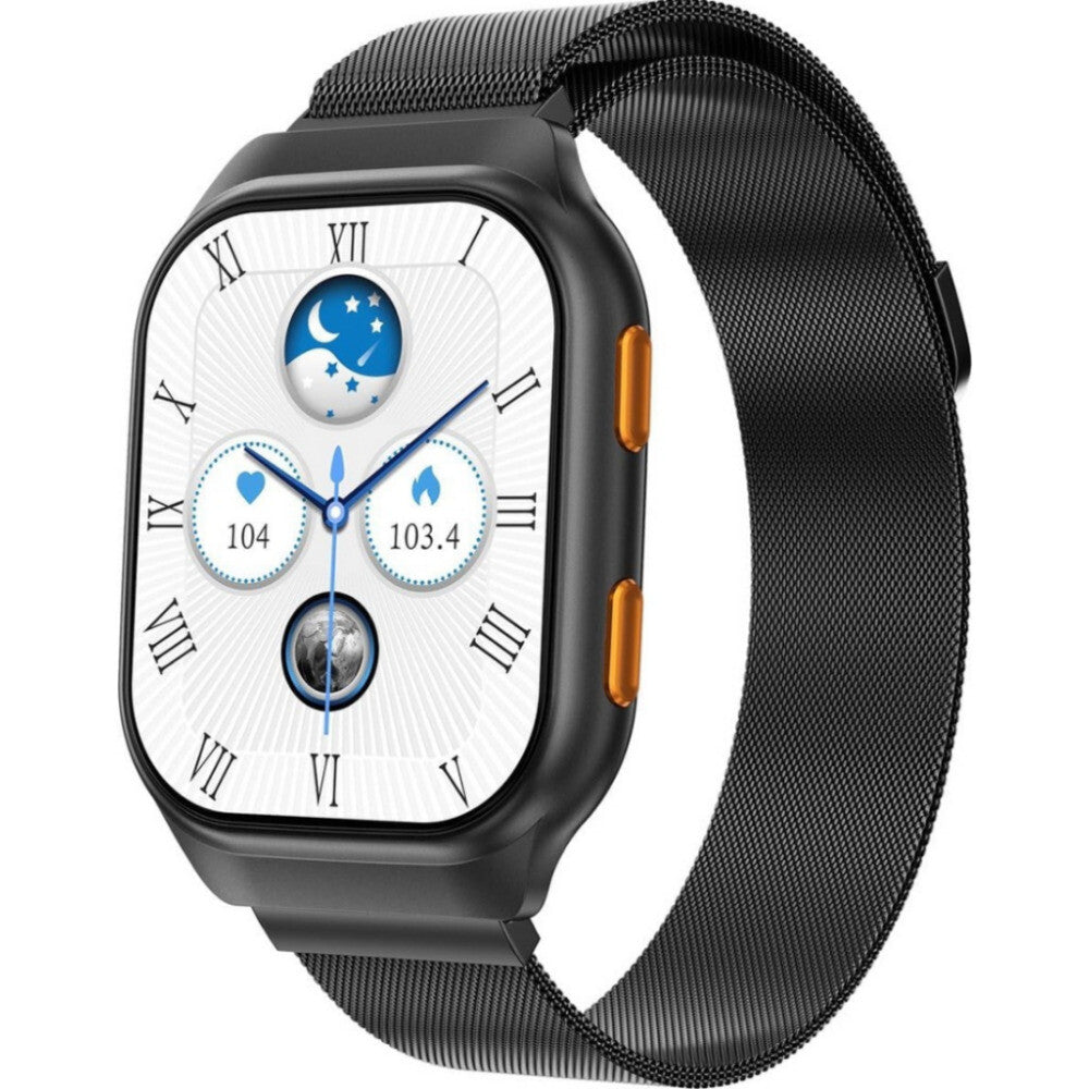 UFUZON Smartwatch Herren/Damen - Schwarz