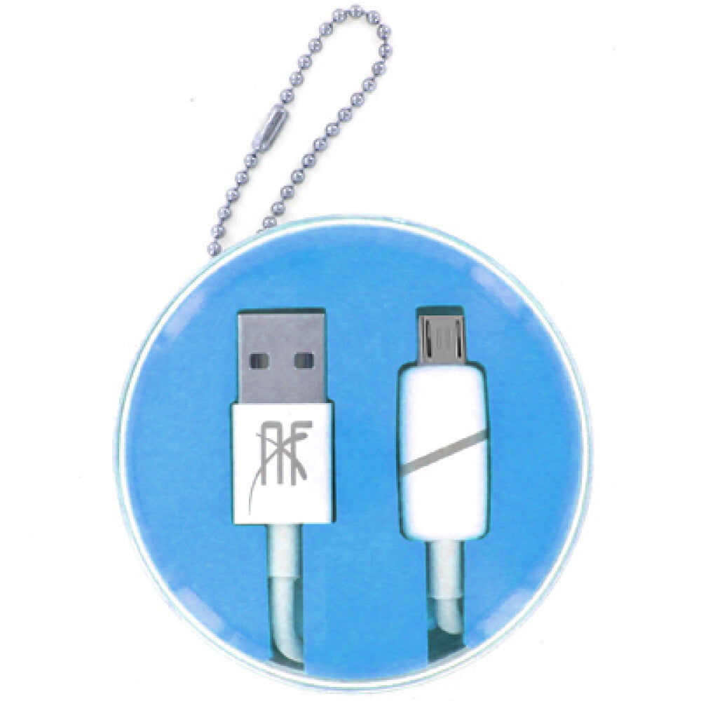 Original SATY Micro-USB Ladekabel Blau für Power Adapter Netzteil Stecker
