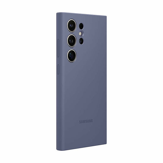 Original Silikonhülle für Samsung Galaxy S24 Ultraviolet EF-PS928TVEGWW