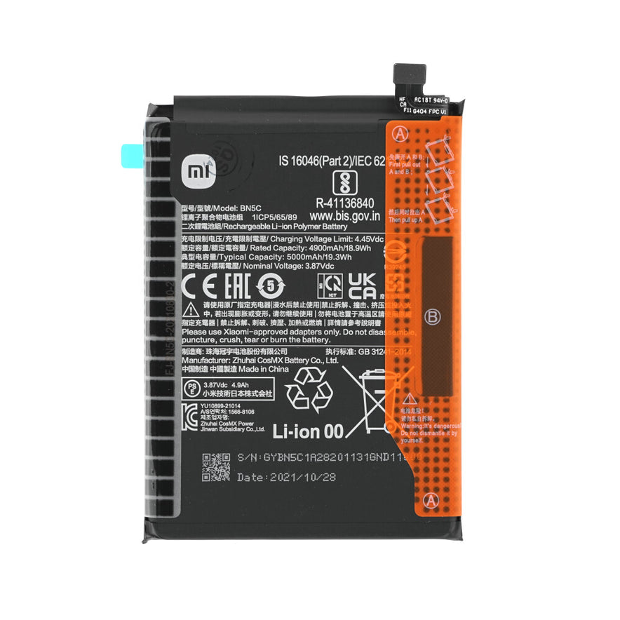 Original Xiaomi BN5C Akku für Redmi Note 11S 5G 5000mAh Ersatz 460200008V1Y