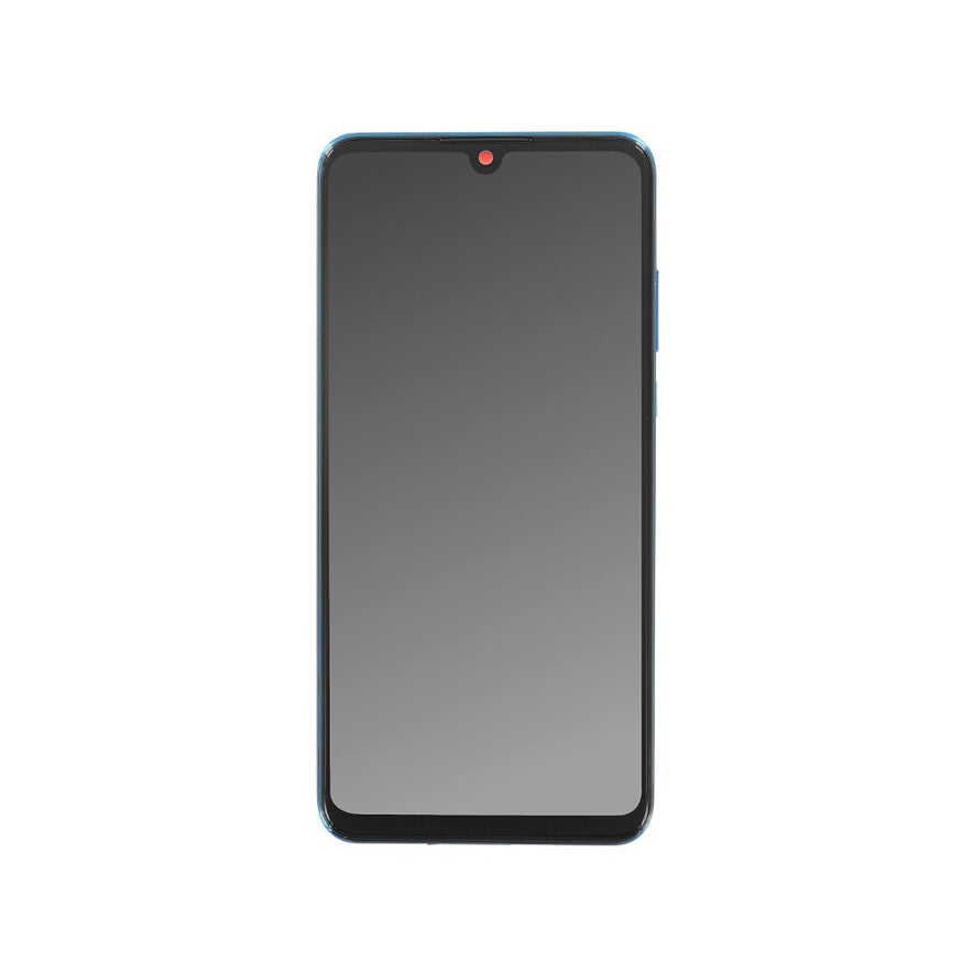 Display für Huawei P30 Lite LCD + Rahmen Blau Bildschirm Touch