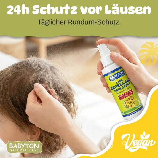 Babyton Läuseabwehr-Haarspray & Kamm
