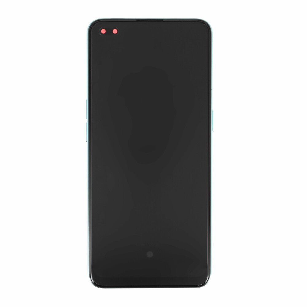 Original Display für OPPO RENO 4 5G CPH2091 LCD + Rahmen Blau 4904704