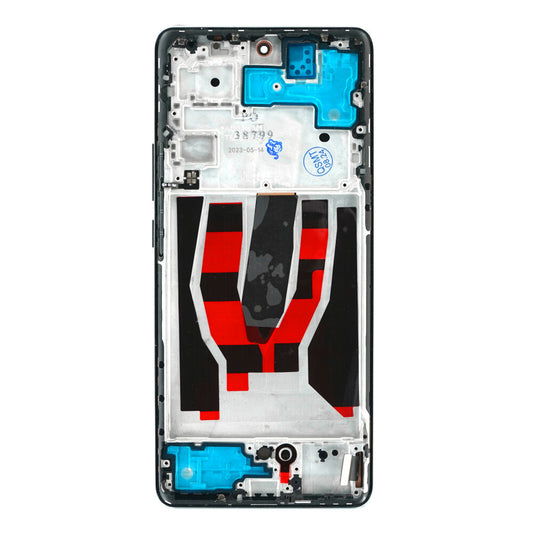 Display für Oppo Reno10 5G LCD + Rahmen Schwarz Touch Ersatz