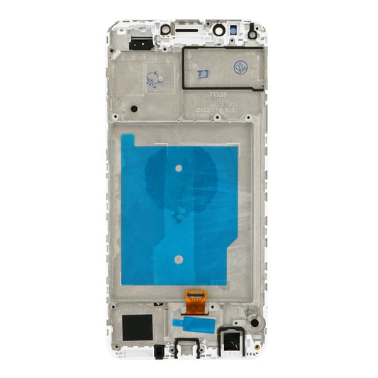 OEM display unit + frame for Huawei Y7 2018 white, without logo
