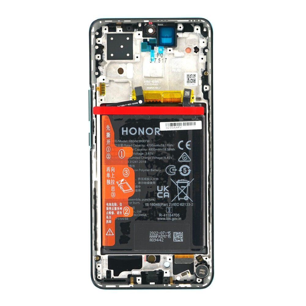 Original Display für Honor 60 Pro grün LCD Bildschirm Touch 0235APPV