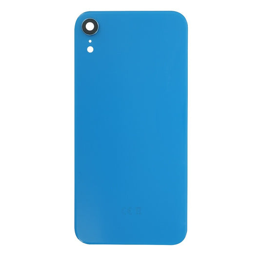 für iPhone XR Akkufachdeckel Backcover Blau Kameraglas Rückseite
