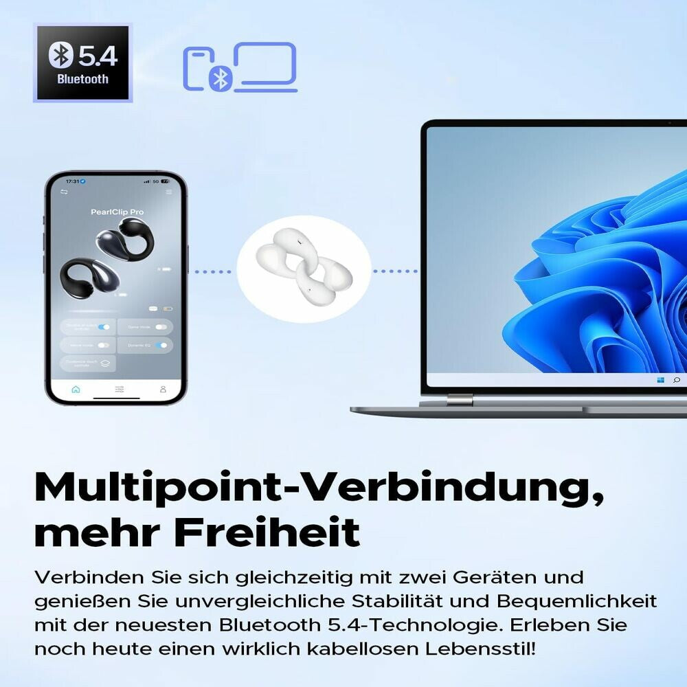 SoundPEATS PearlClip Pro TWS weiß