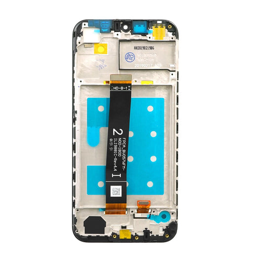 OEM display unit + frame for Huawei Y5 2019 black, without logo