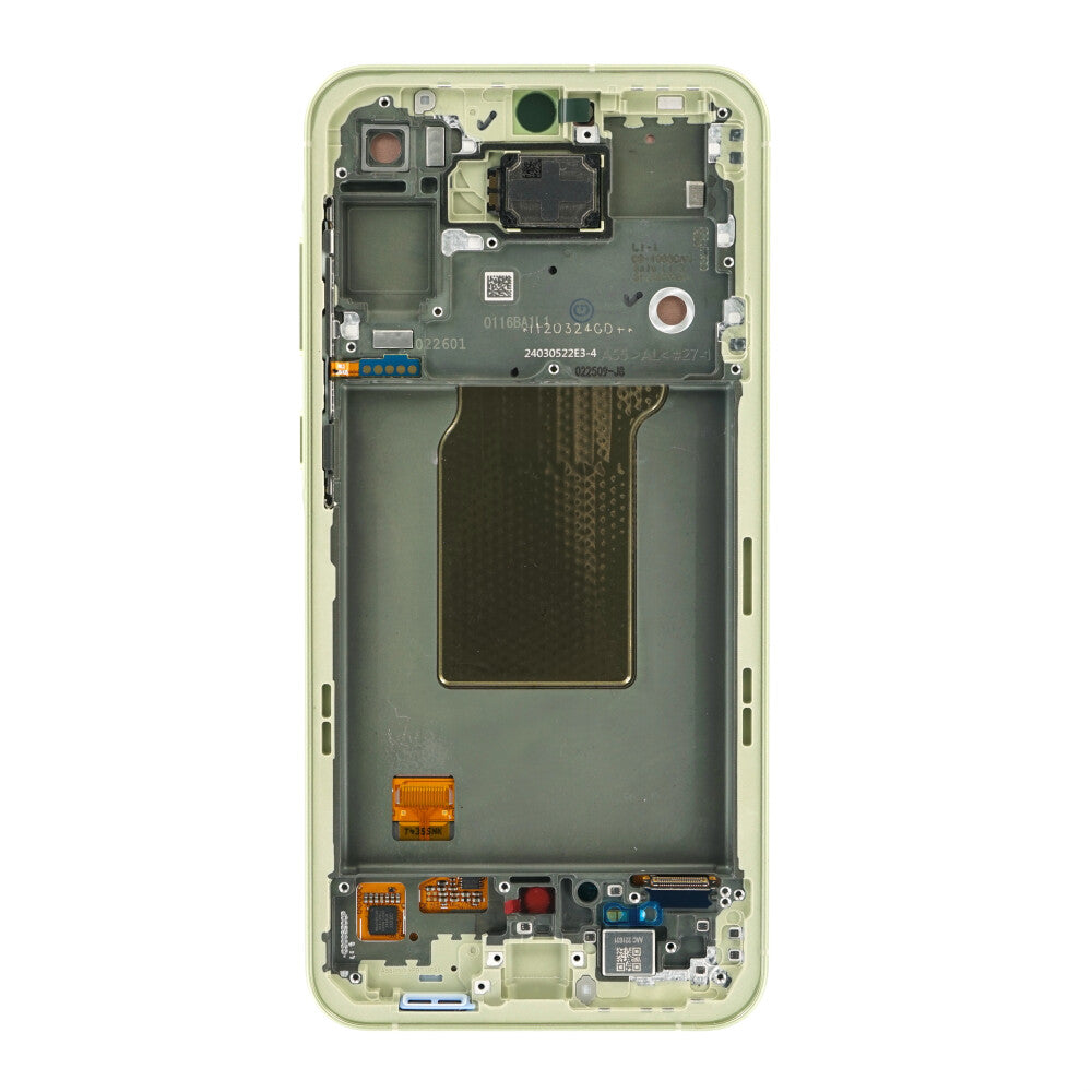 Samsung Display + Rahmen SM-A556 Galaxy A55 gelb GH82-34308D