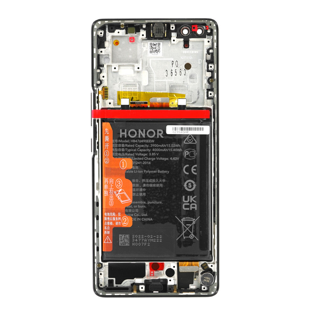 Original Display für Honor 50 Pro Frost Crystal LCD + Akku 02354GHE
