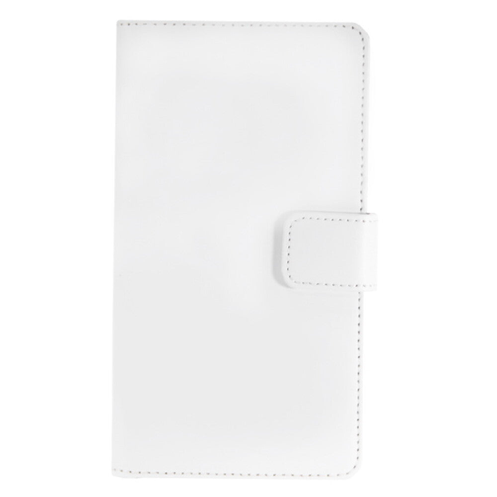 Book Case Handyhülle für Samsung Galaxy Note 4 Weiß Leder 4250710555789