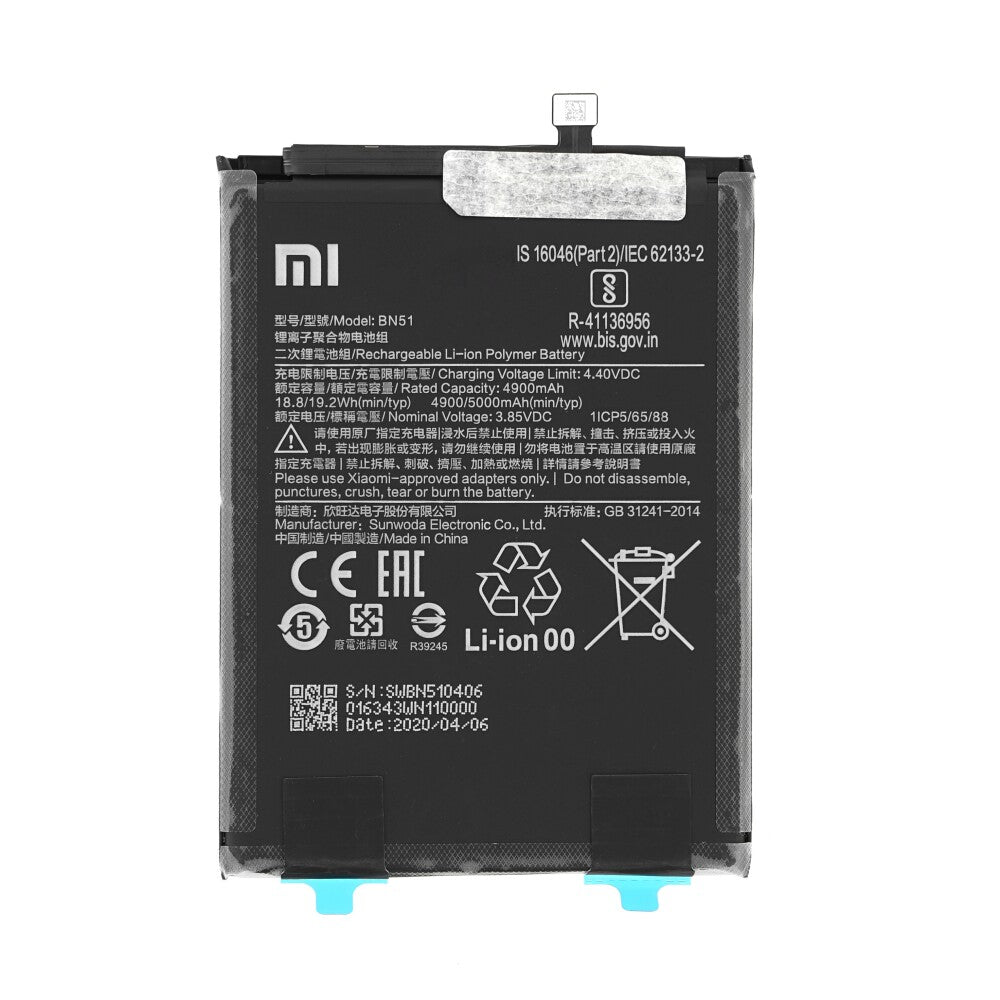 Original BN51 Akku für Xiaomi Redmi 8 8A 5000mAh 46BN51W02093