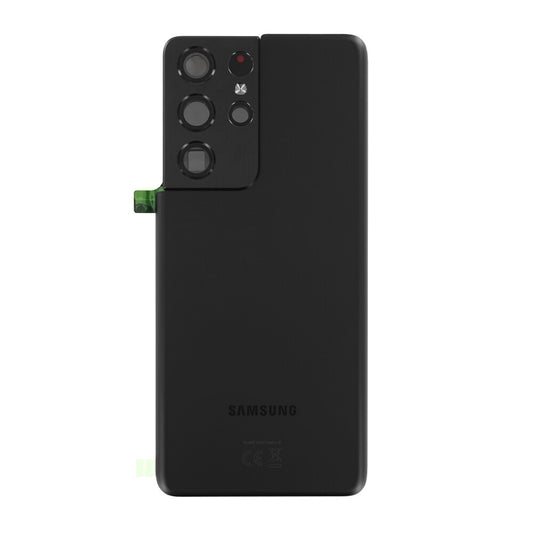 Original für Samsung Galaxy S21 Ultra 5G Akkudeckel Phantom Schwarz GH82-24499A