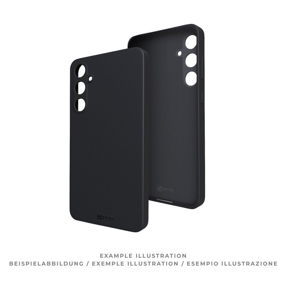 prio Silikonschutzhülle für Samsung S23 Ultra schwarz