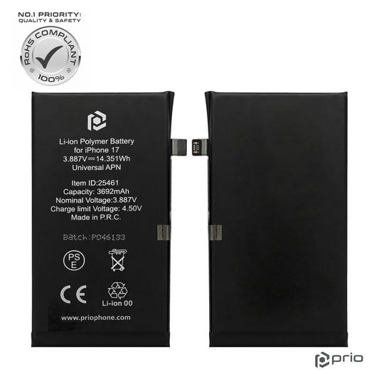 prio Akku für iPhone 17 (Universeller APN)
