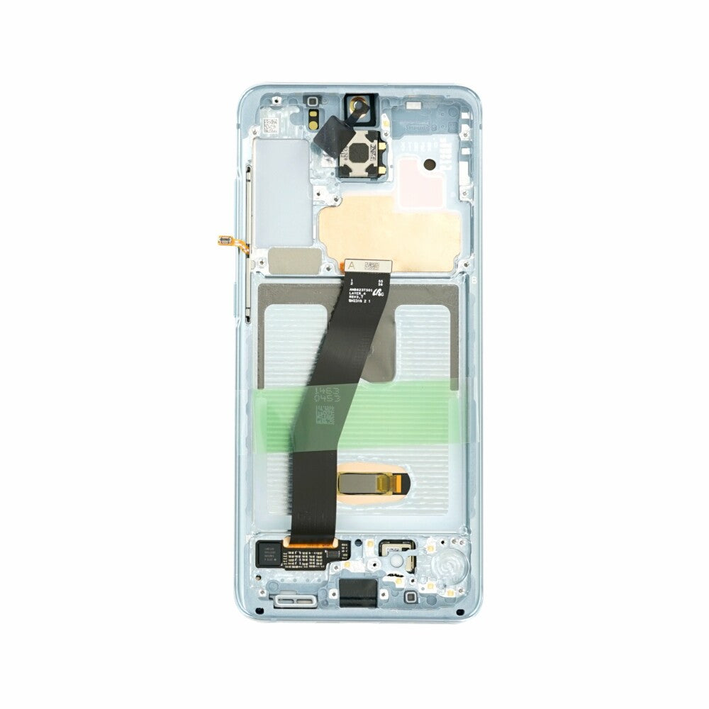 Original Display Samsung Galaxy S20 5G G980F G981B LCD + Rahmen Blau GH82-31432D
